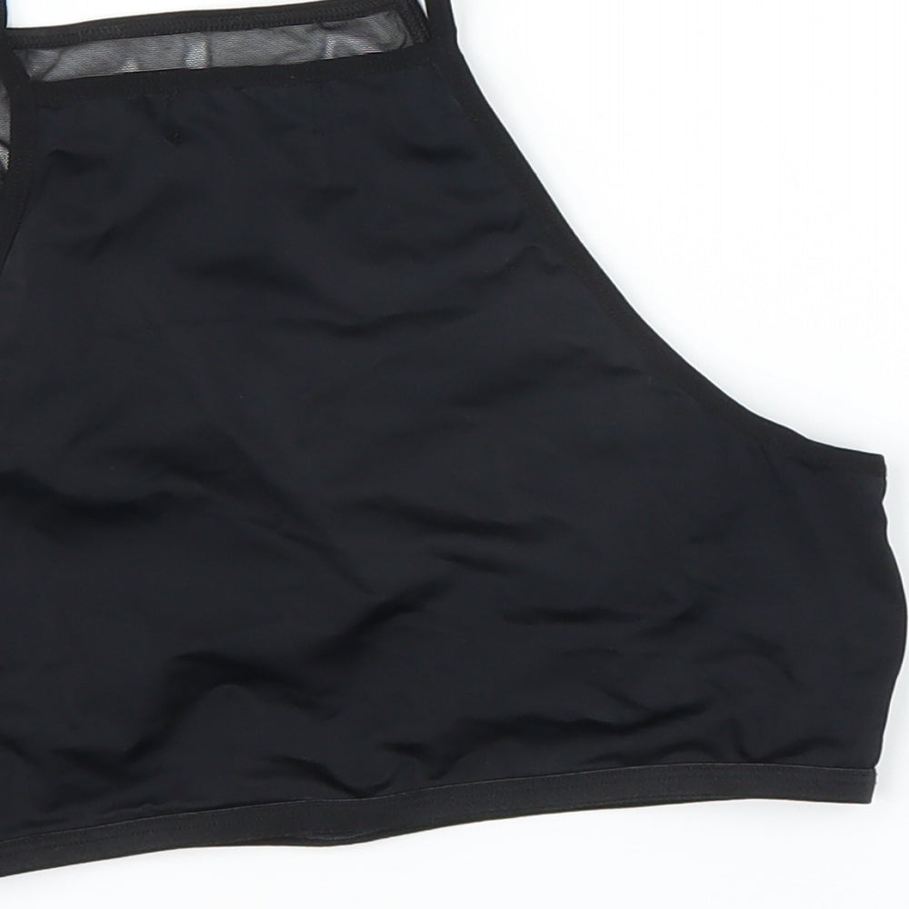 label Womens Black   Basic T-Shirt Size M