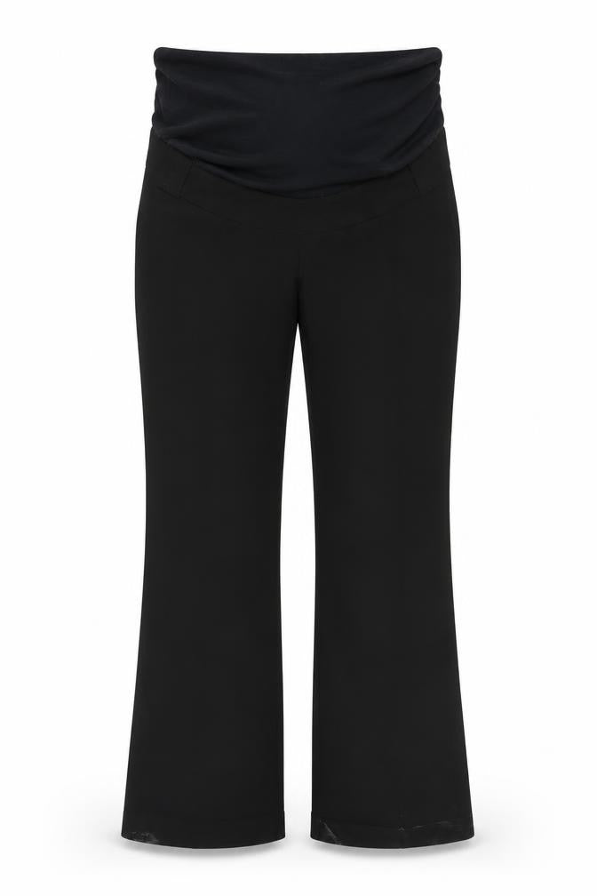 Front view of Blooming Marvellous women’s black trousers, size UK 10, 23-inch leg