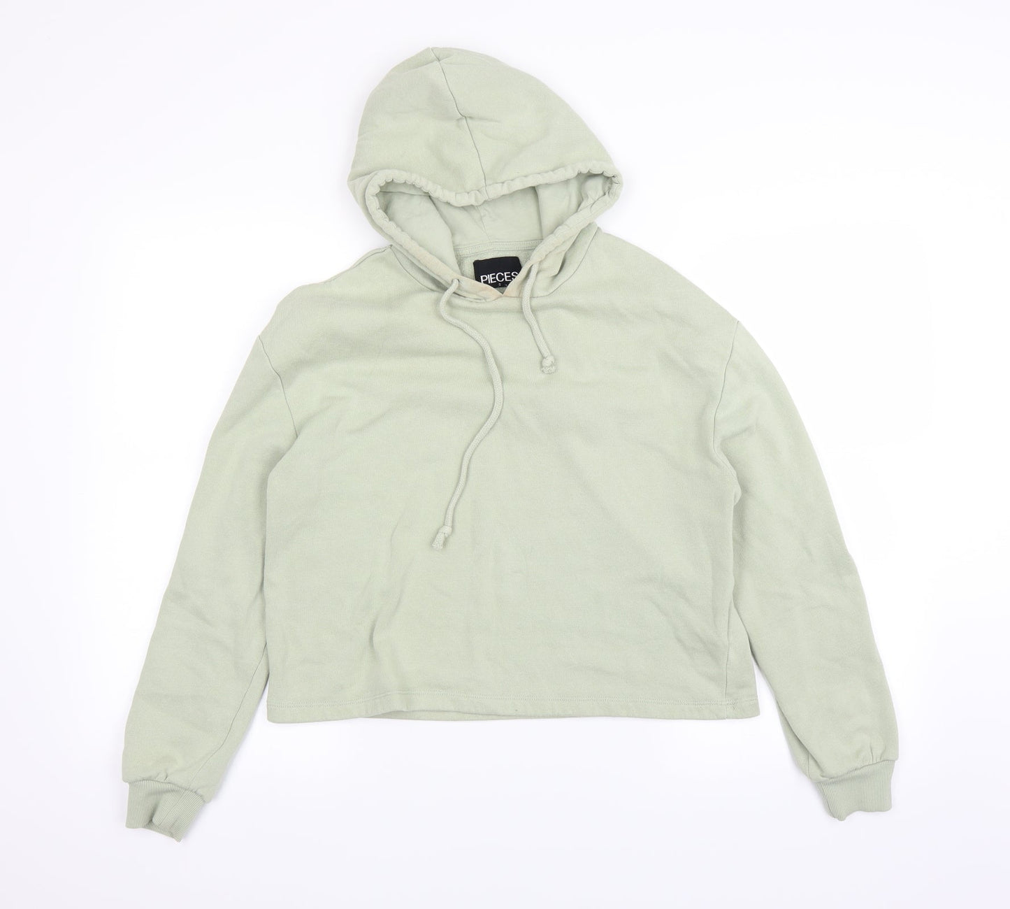 Pieces Mens Green   Pullover Hoodie Size S