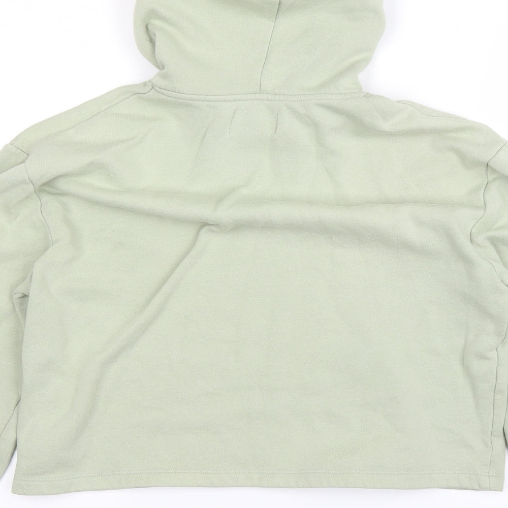 Pieces Mens Green   Pullover Hoodie Size S