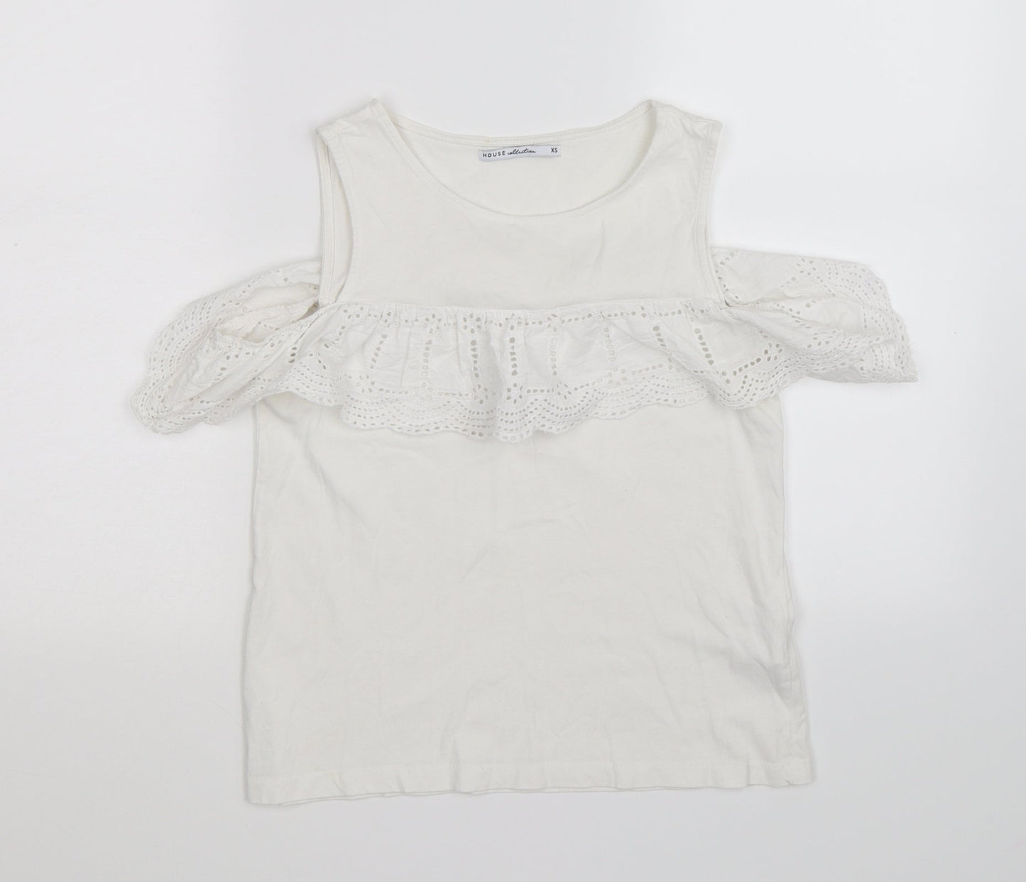 Marks and Spencer Womens White Floral  Basic Tank Size XS