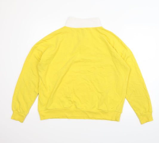 New Look Womens Yellow   Pullover Jumper Size 16