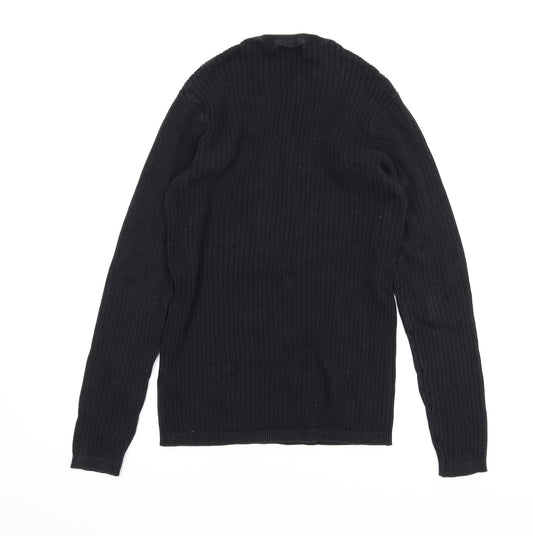 New Look Mens Black   Pullover Jumper Size M