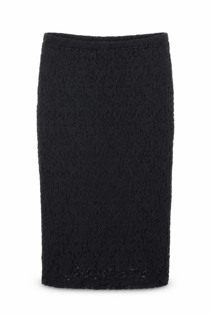 Front view of G21 women’s black straight & pencil skirt, size UK 12