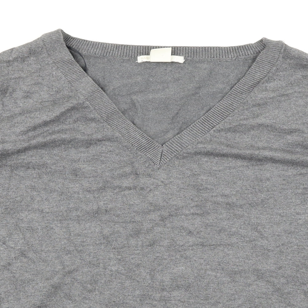 H&M Womens Grey   Pullover Jumper Size L