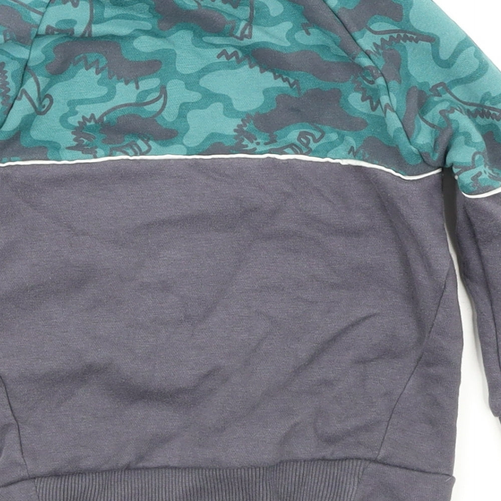 George  Boys Grey   Pullover Sweatshirt Size 2-3 Years  - DInosaur