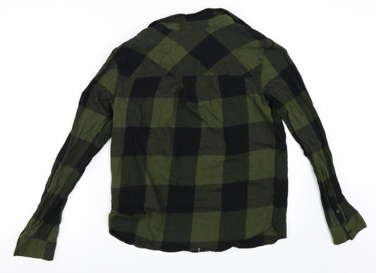 H&M Womens Green   Basic Button-Up Size 36