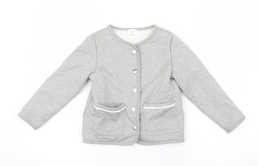 Carrement Beau Girls Grey   Jacket  Size 6 Years