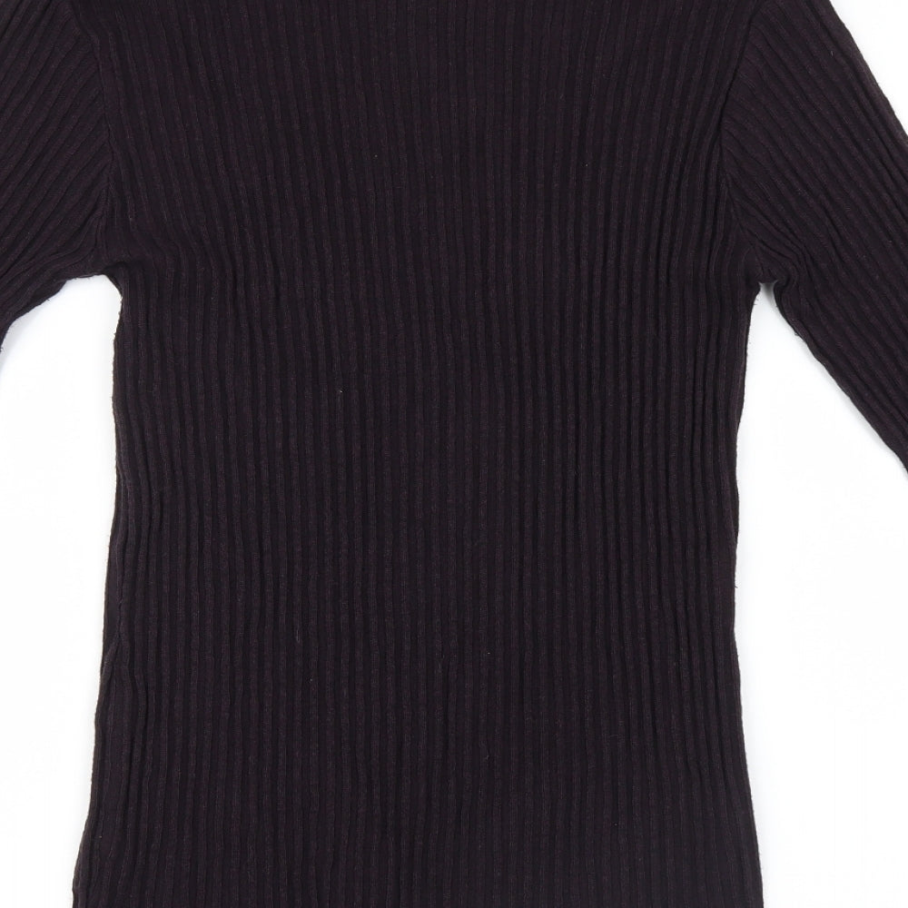 River Island Womens Purple  Knit Pullover Jumper Size L