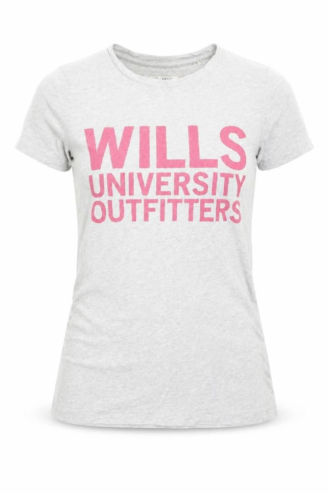 Jack Wills Womens Grey   Basic T-Shirt Size 8