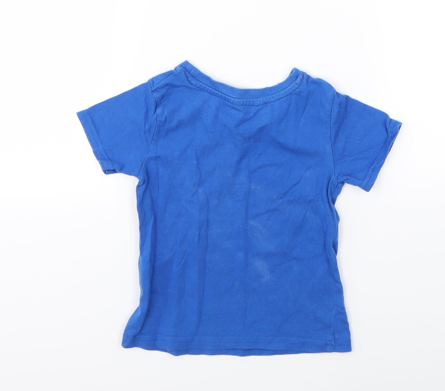 George Boys Blue  Jersey Basic T-Shirt Size 2-3 Years  - Shark