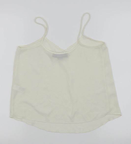 Topshop Womens White   Camisole Tank Size 6