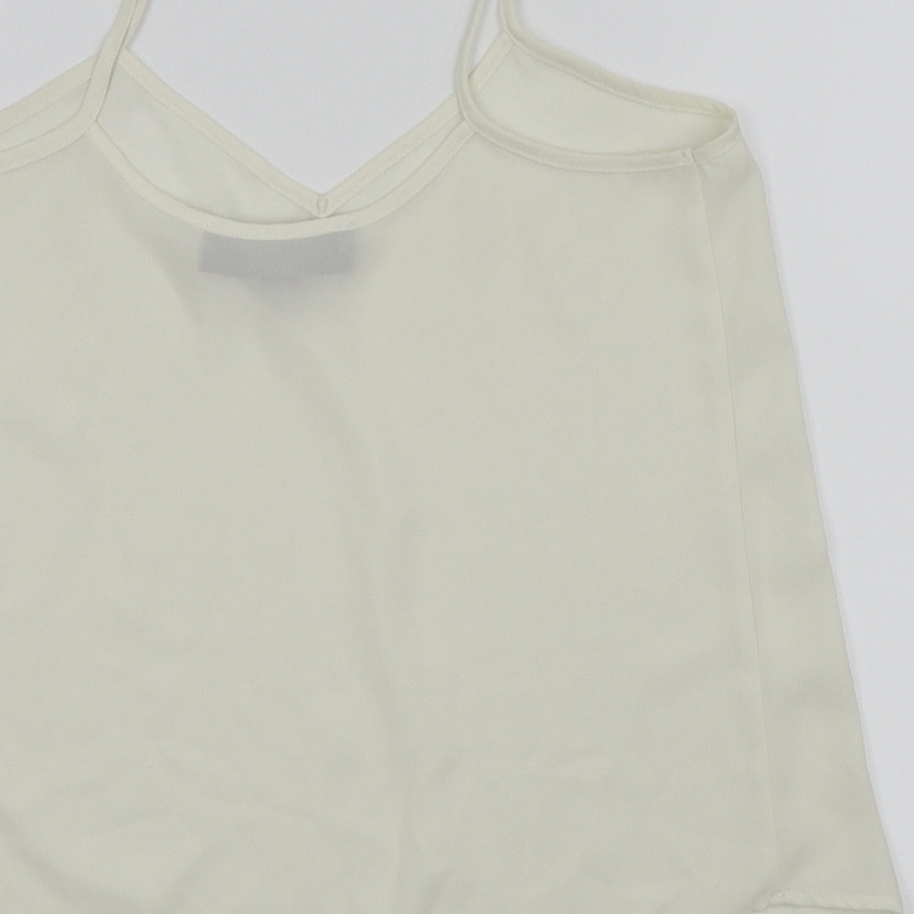 Topshop Womens White   Camisole Tank Size 6