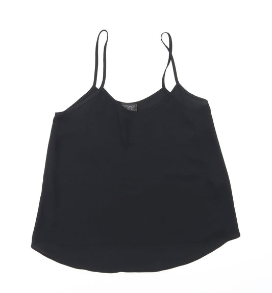 Topshop  Womens Black   Basic T-Shirt Size 6
