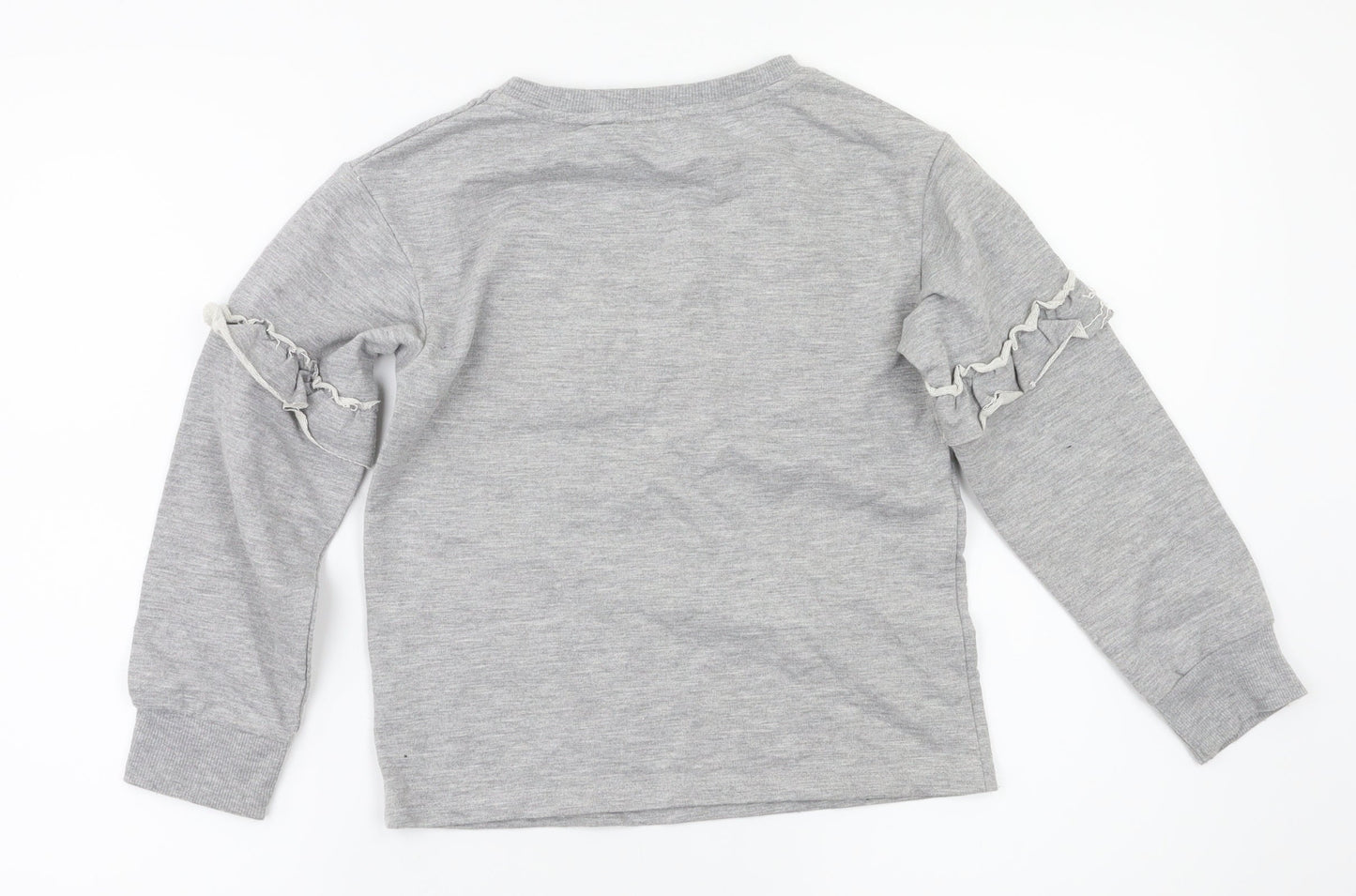 Primark Girls Grey   Pullover Jumper Size 9-10 Years