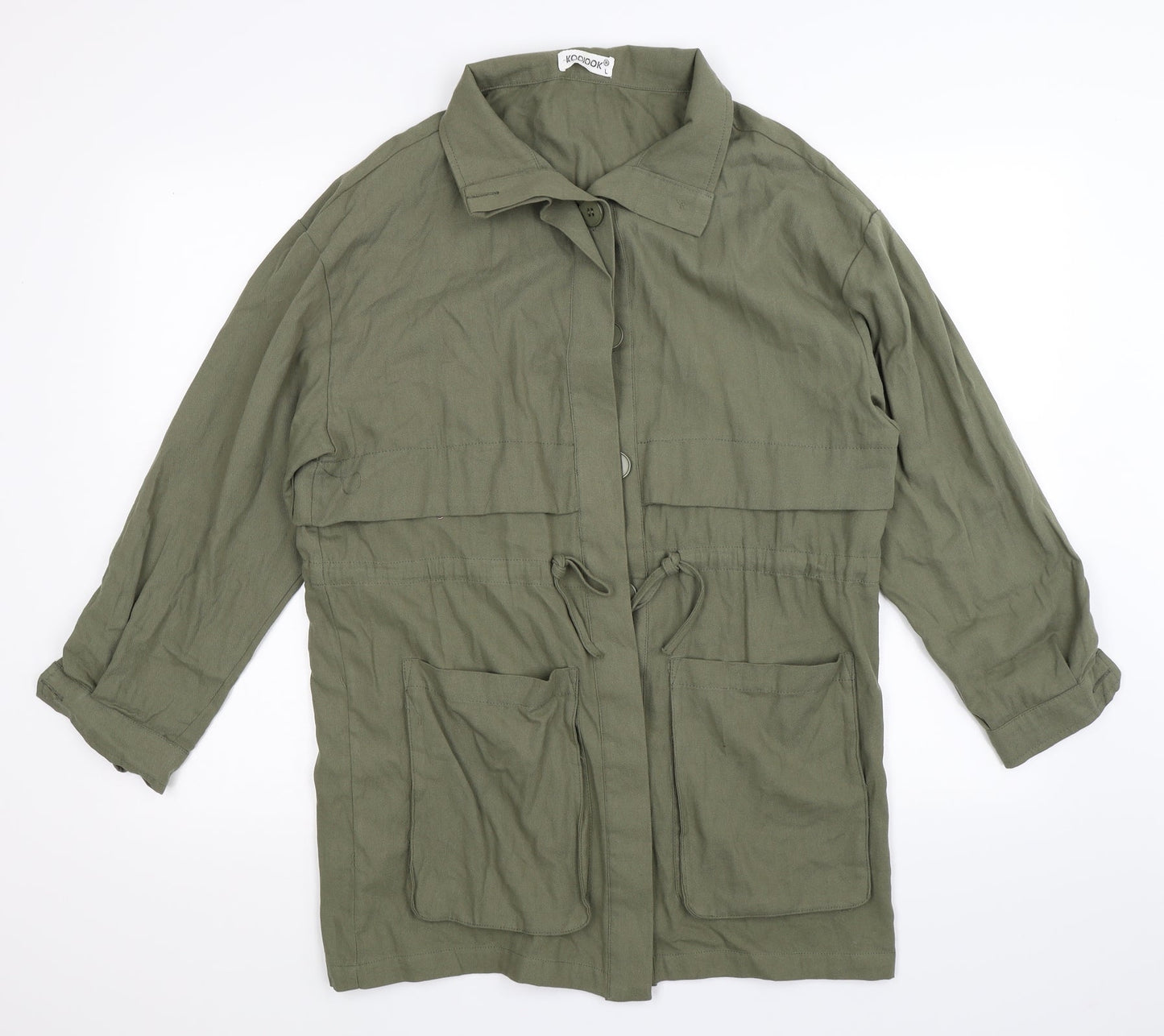 Kooiook Womens Green   Jacket  Size L