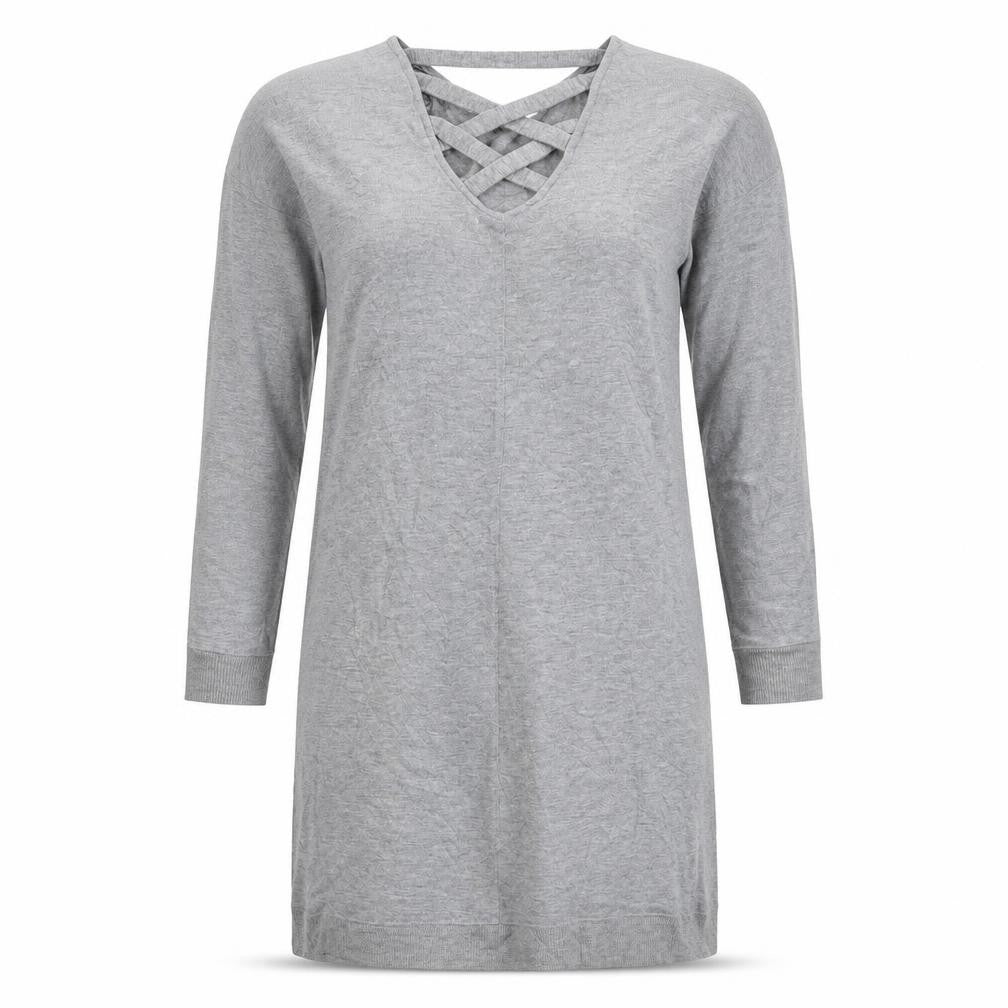 Womens Grey   T-Shirt Dress  Size S