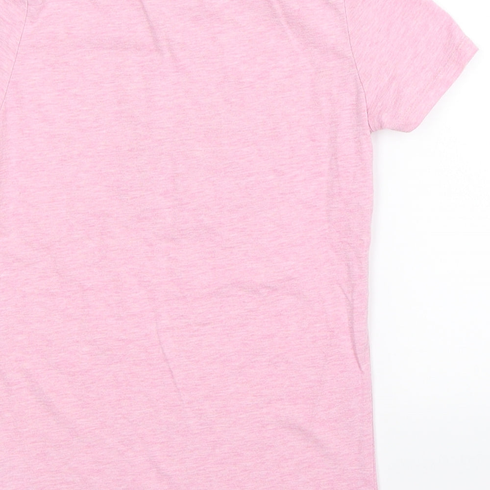 University of Leeds Womens Pink   Basic T-Shirt Size XS