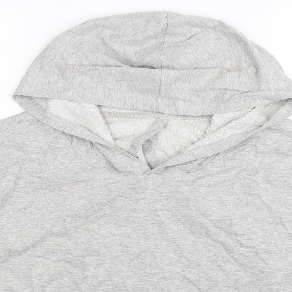 SOHO Womens Grey   Pullover Hoodie Size M
