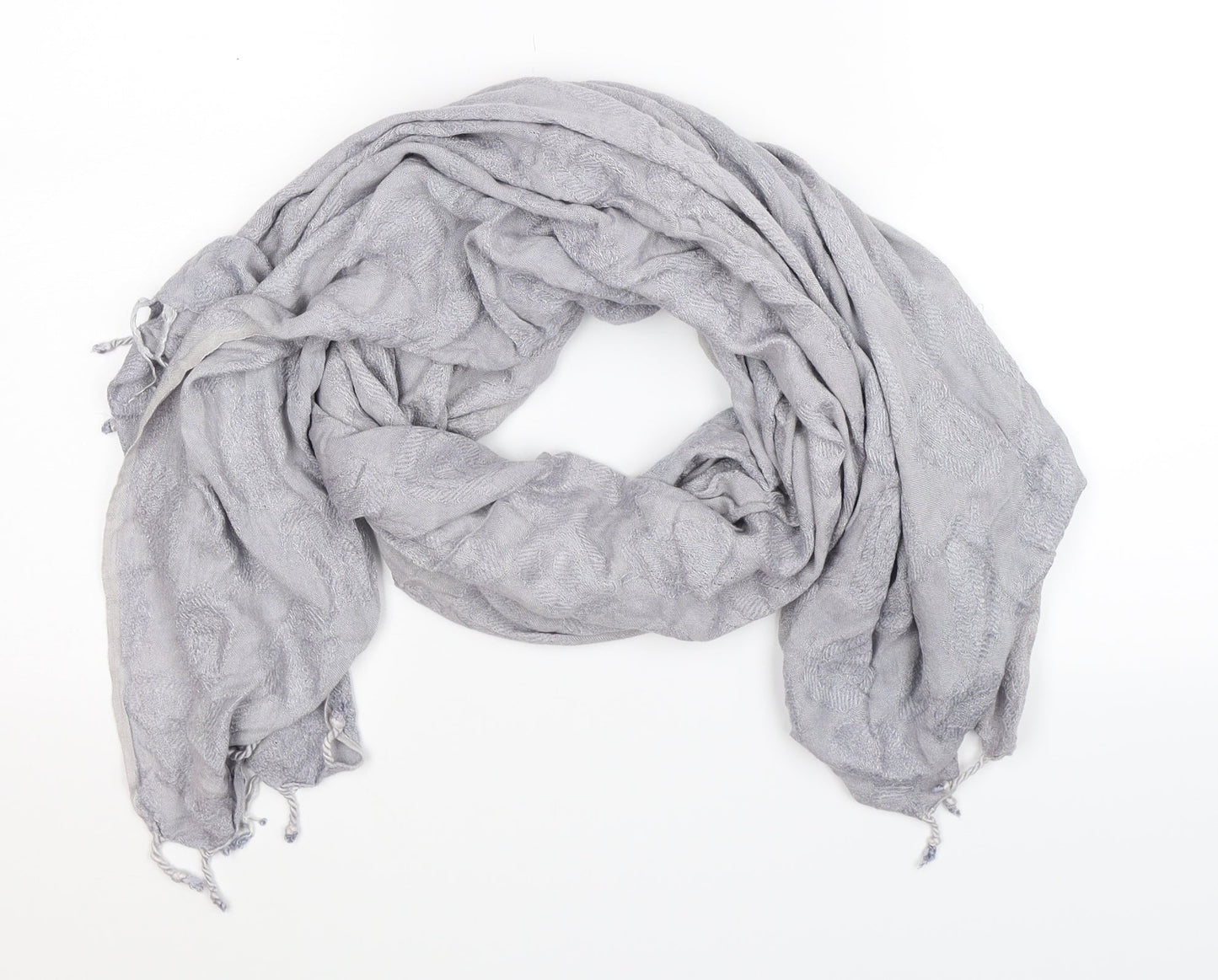 Preworn Womens Grey  Knit  Scarf