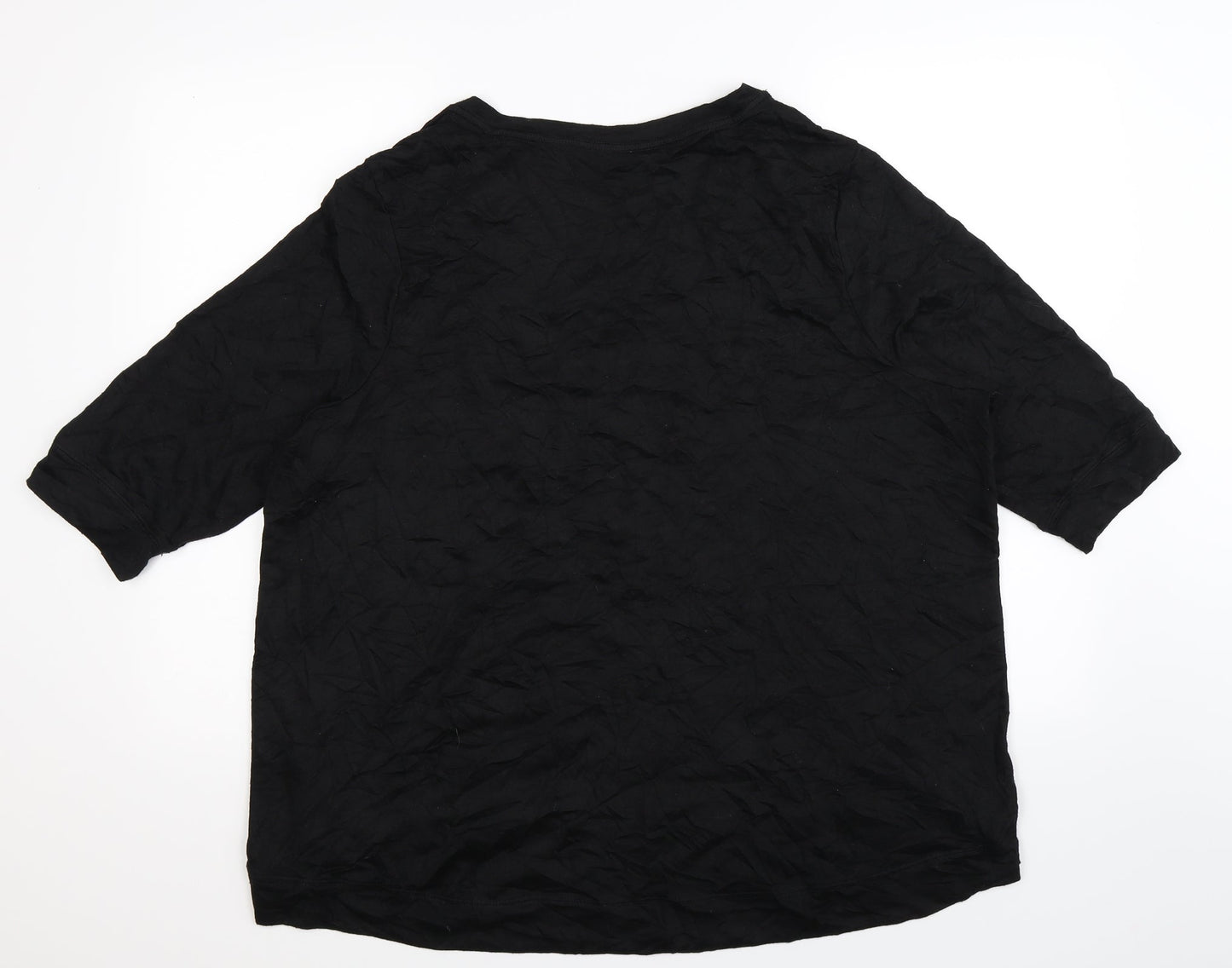 Preworn Womens Black   Pullover Sweatshirt Size 2XL