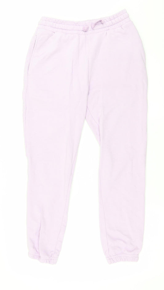 Pull&Bear Womens Pink   Sweatpants Trousers Size L L24 in