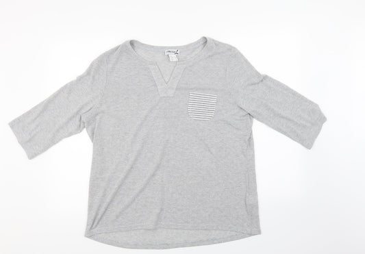 Collection L Womens Grey   Pullover Jumper Size 20