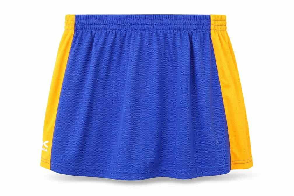 Front view of AKOA girls’ multicoloured a-line skort, size S
