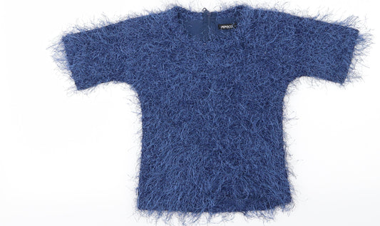 Pep&Co Girls Blue   Pullover Jumper Size 5-6 Years
