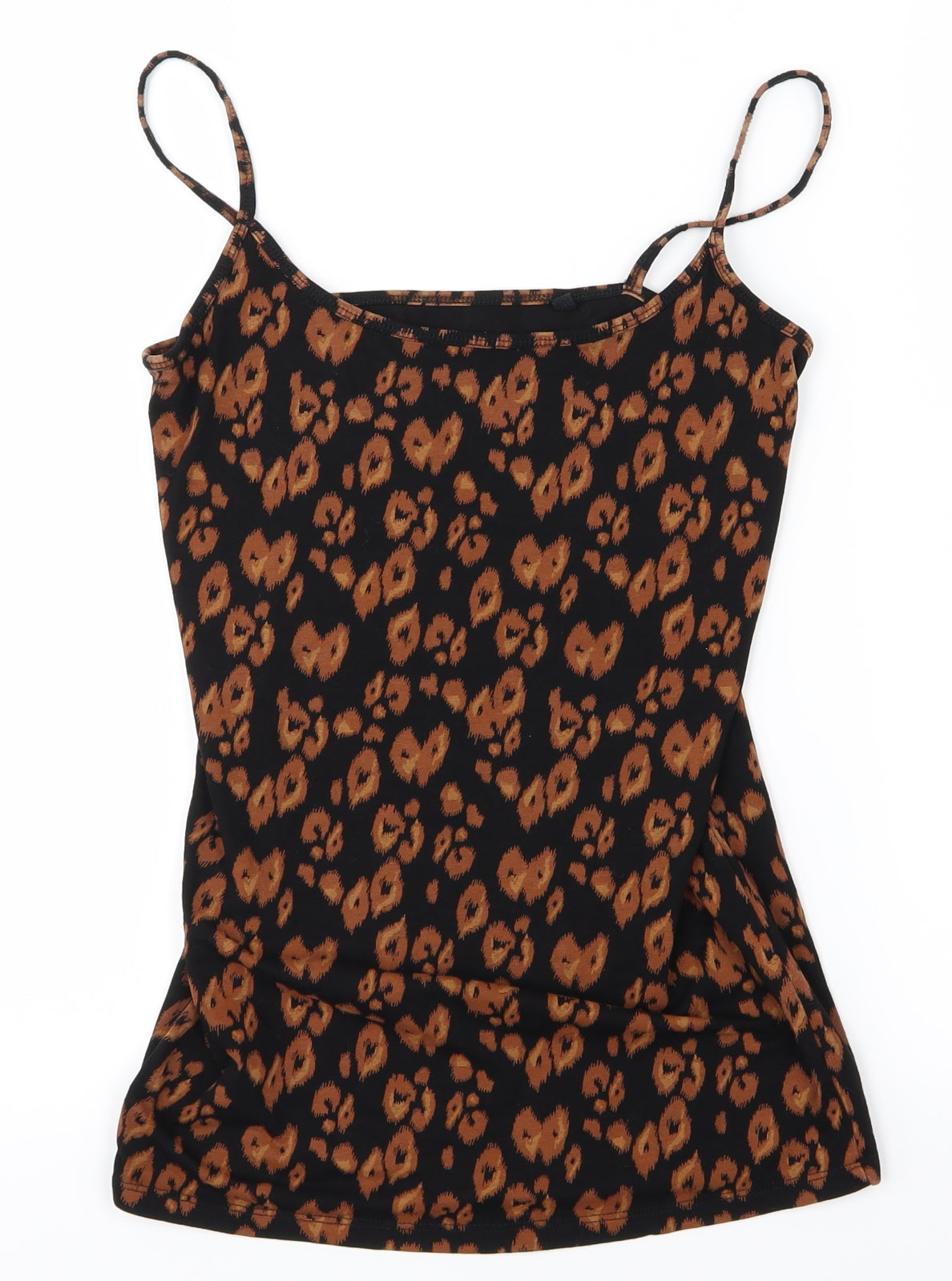 NEXT Womens Orange Animal Print  Basic Tank Size 10
