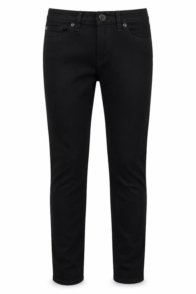 Front view of Gap girls’ black skinny jeans, size 10, years