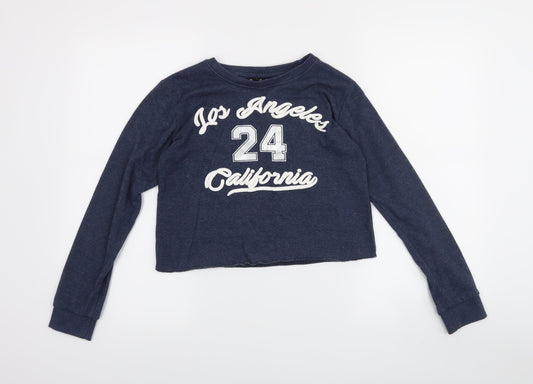 Candy Couture Girls Blue   Pullover Jumper Size 11 Years