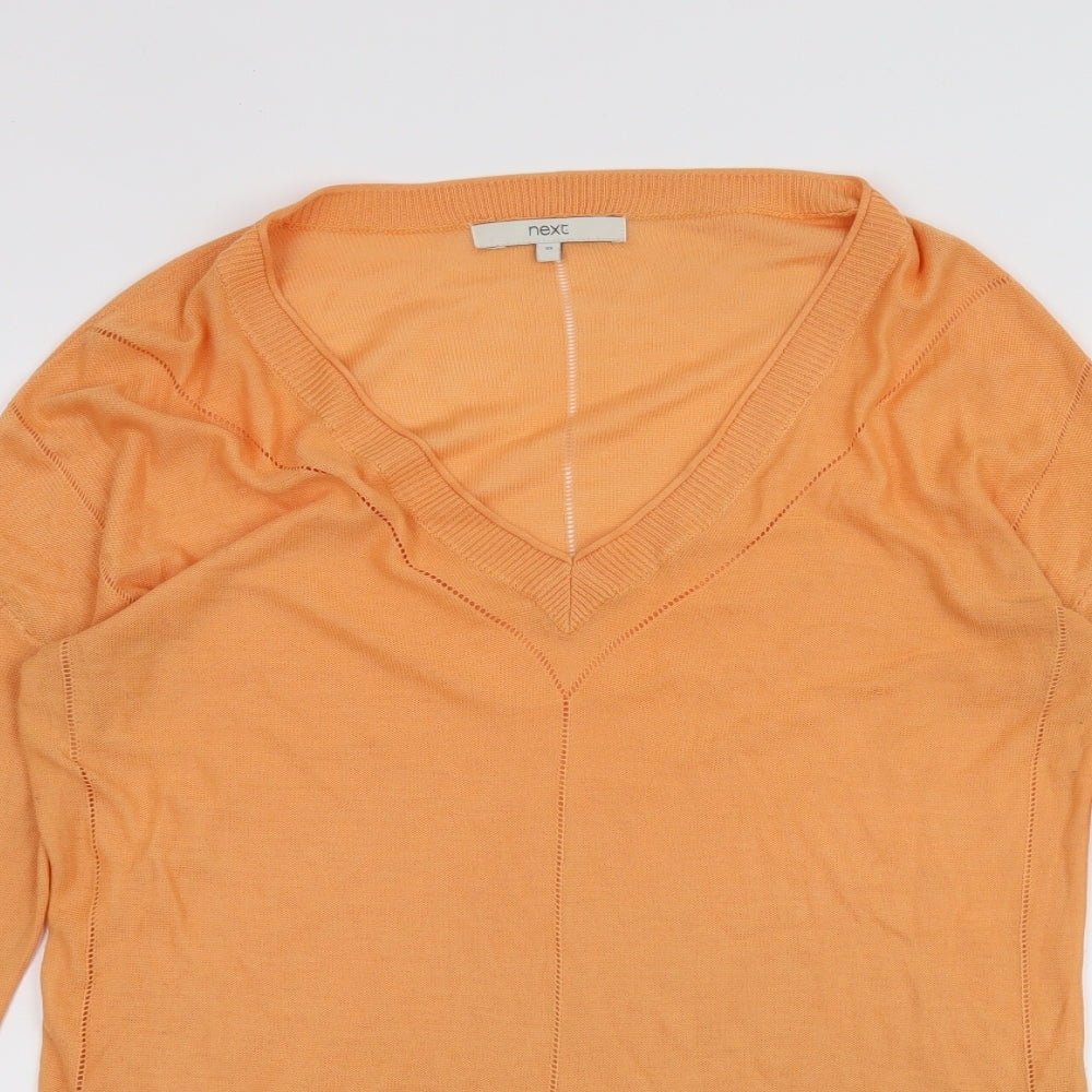 NEXT Womens Orange   Pullover Jumper Size 10
