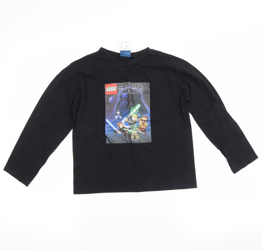 Star Wars Boys Black   Basic Casual Size 7-8 Years