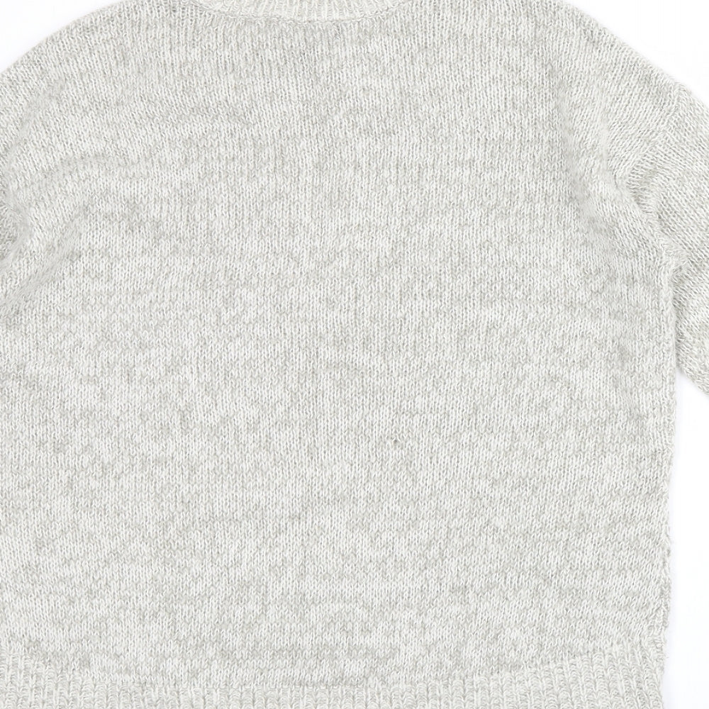 New Look Womens Grey   Pullover Jumper Size M