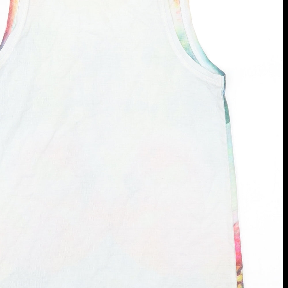 Young Dimension Girls White   Basic Tank Size 12-13 Years