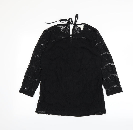 H&M Womens Black   Basic T-Shirt Size M