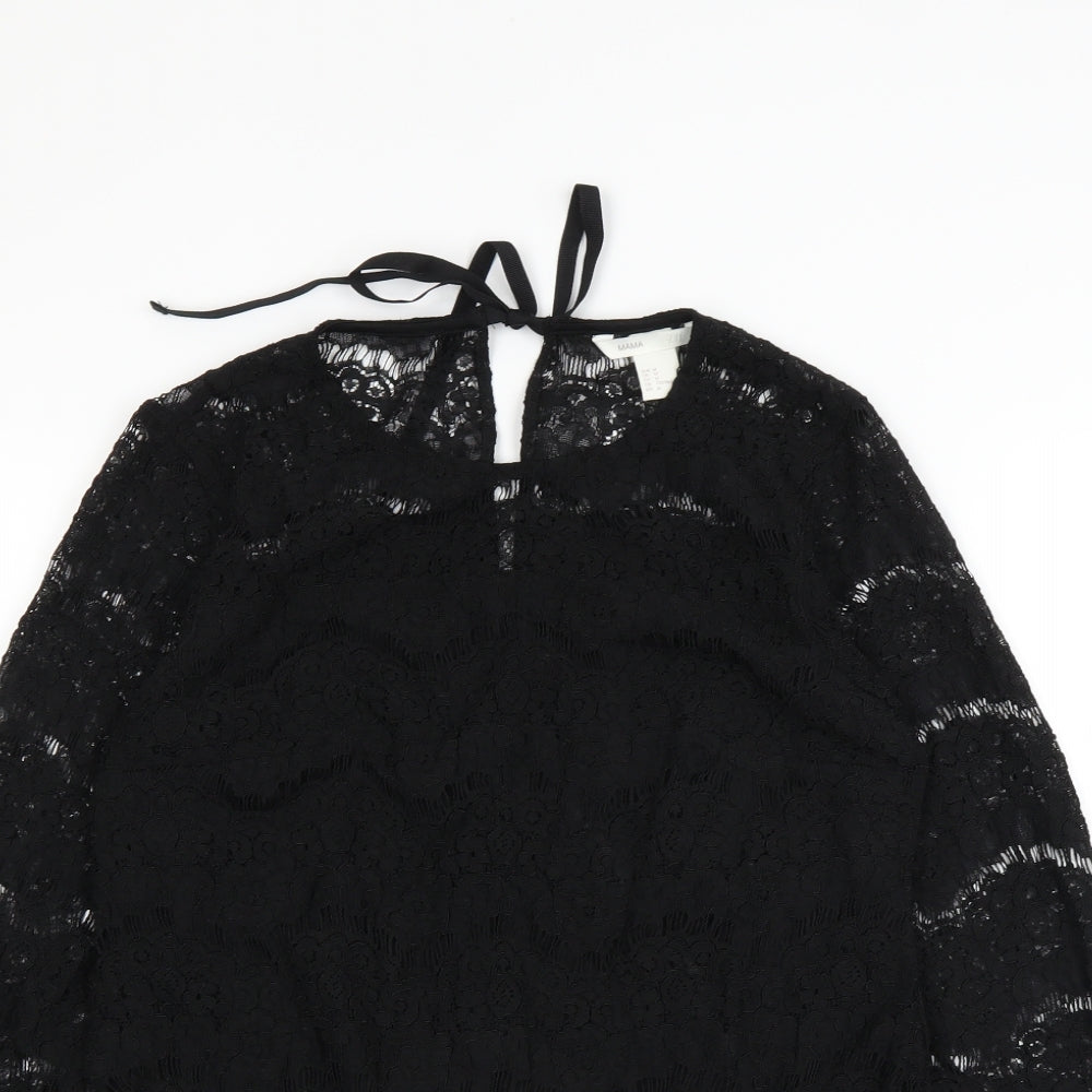 H&M Womens Black   Basic T-Shirt Size M