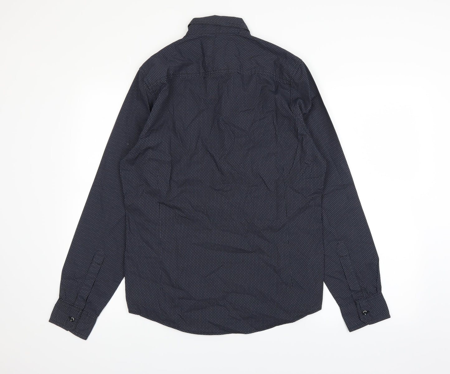 Urbndist Mens Blue    Dress Shirt Size S