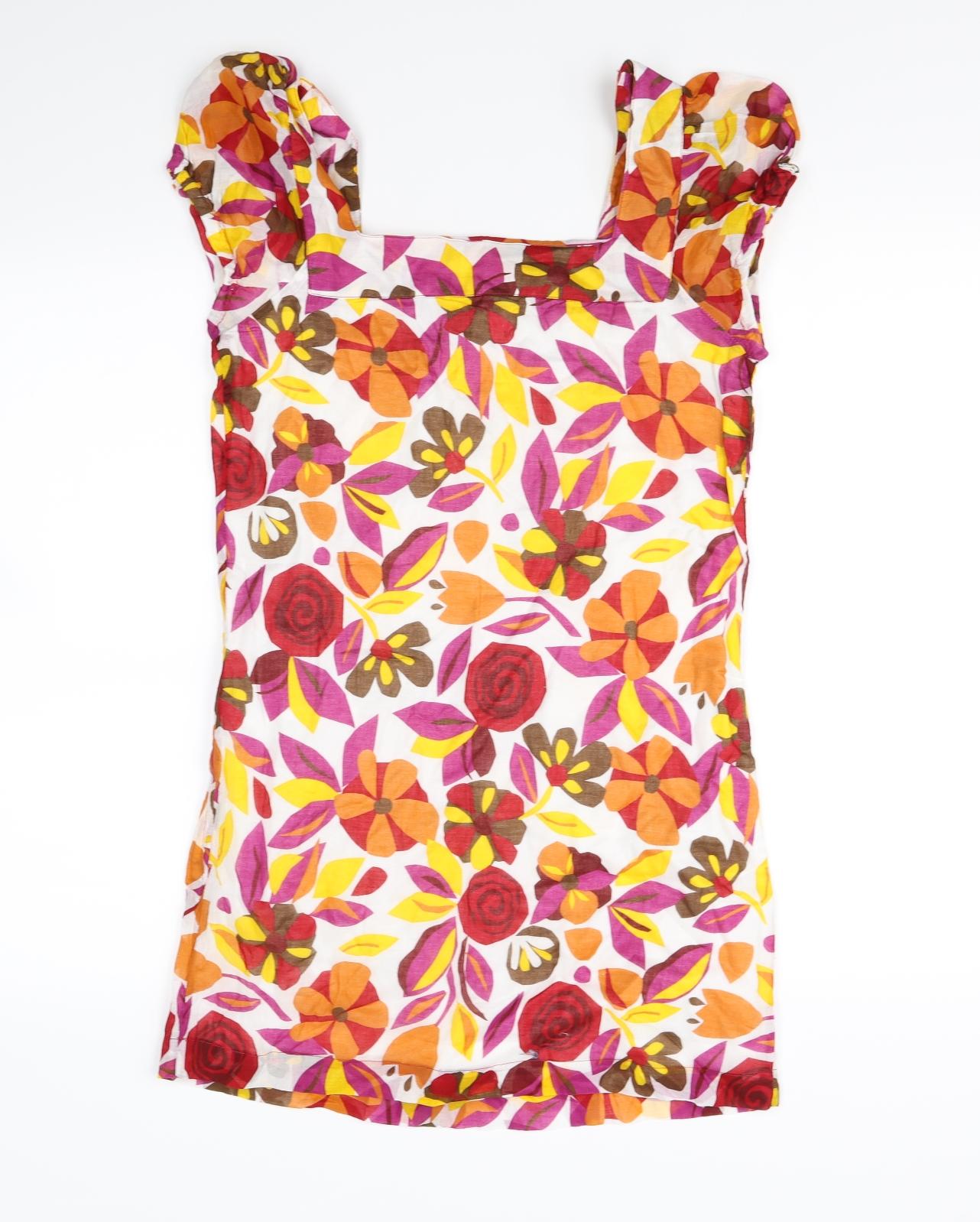 Preworn Womens Multicoloured Floral  Mini  Size S