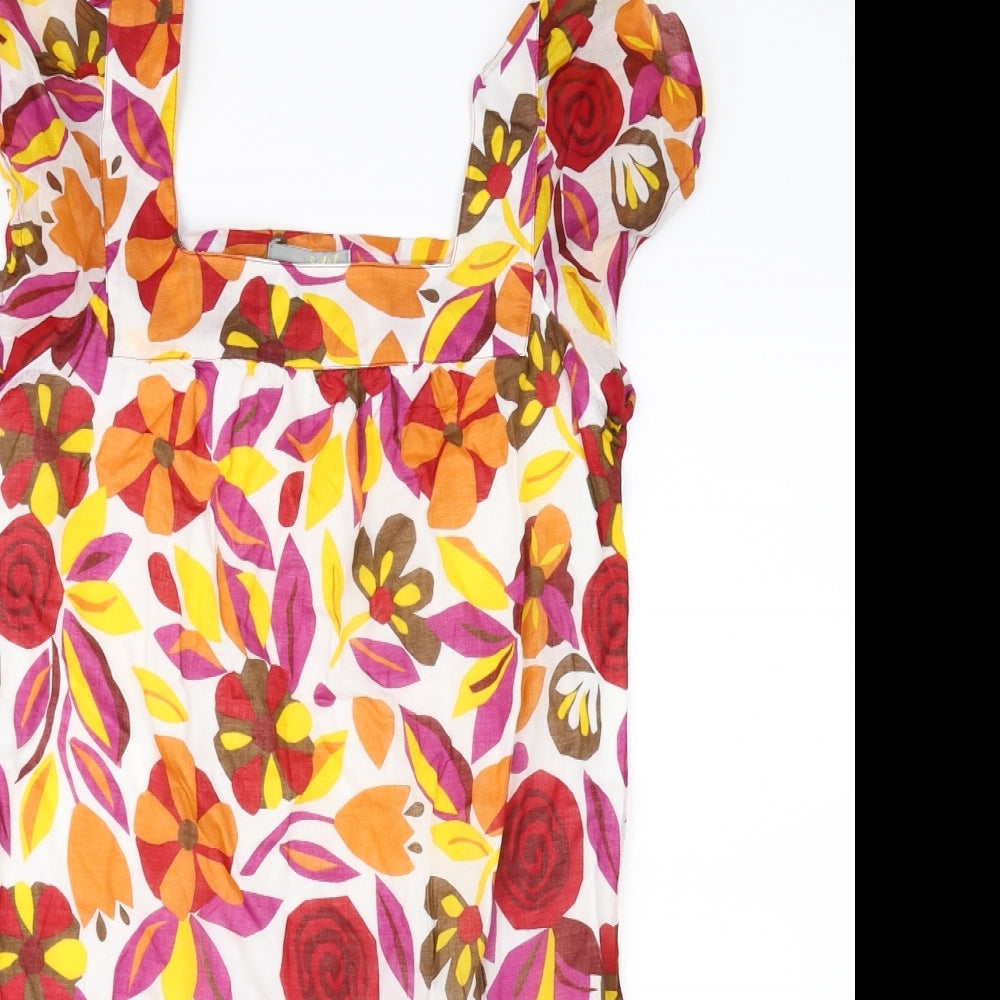 Preworn Womens Multicoloured Floral  Mini  Size S