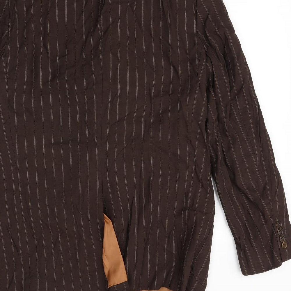 Preworn Mens Brown   Jacket Blazer Size L