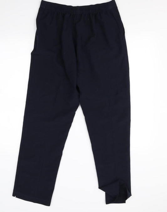 Preworn Womens Blue   Dress Pants Trousers Size 16 L28 in
