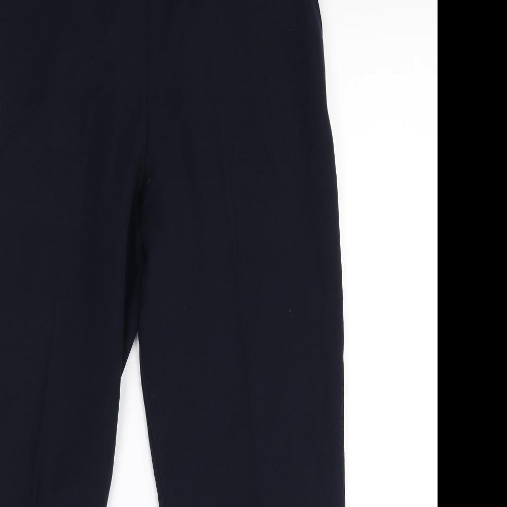 Preworn Womens Blue   Dress Pants Trousers Size 16 L28 in