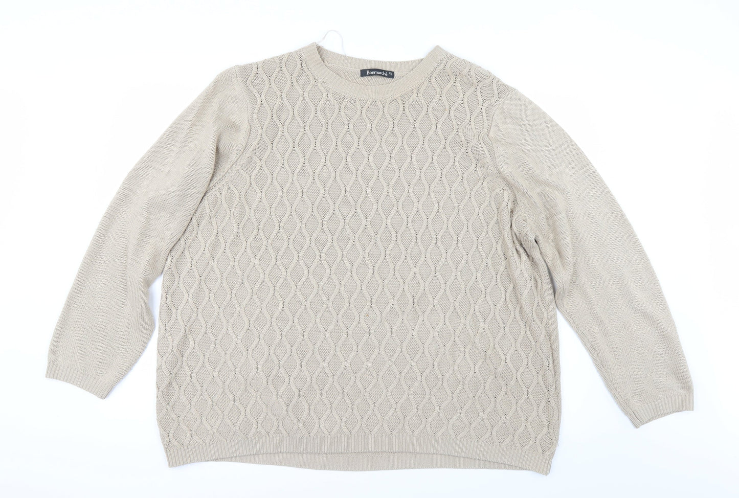 Bonmarché Womens Beige    Jumper Size XL