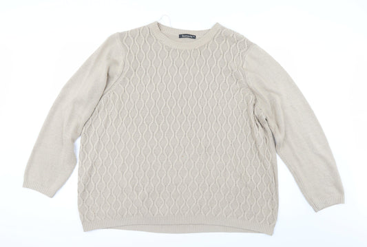 Bonmarché Womens Beige    Jumper Size XL