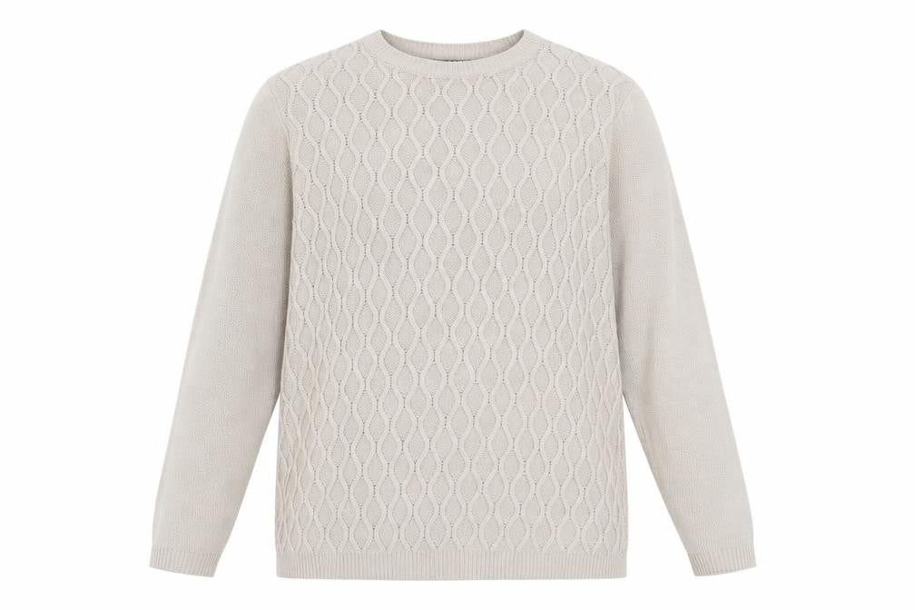 Front view of Bonmarché women’s beige jumper, size XL