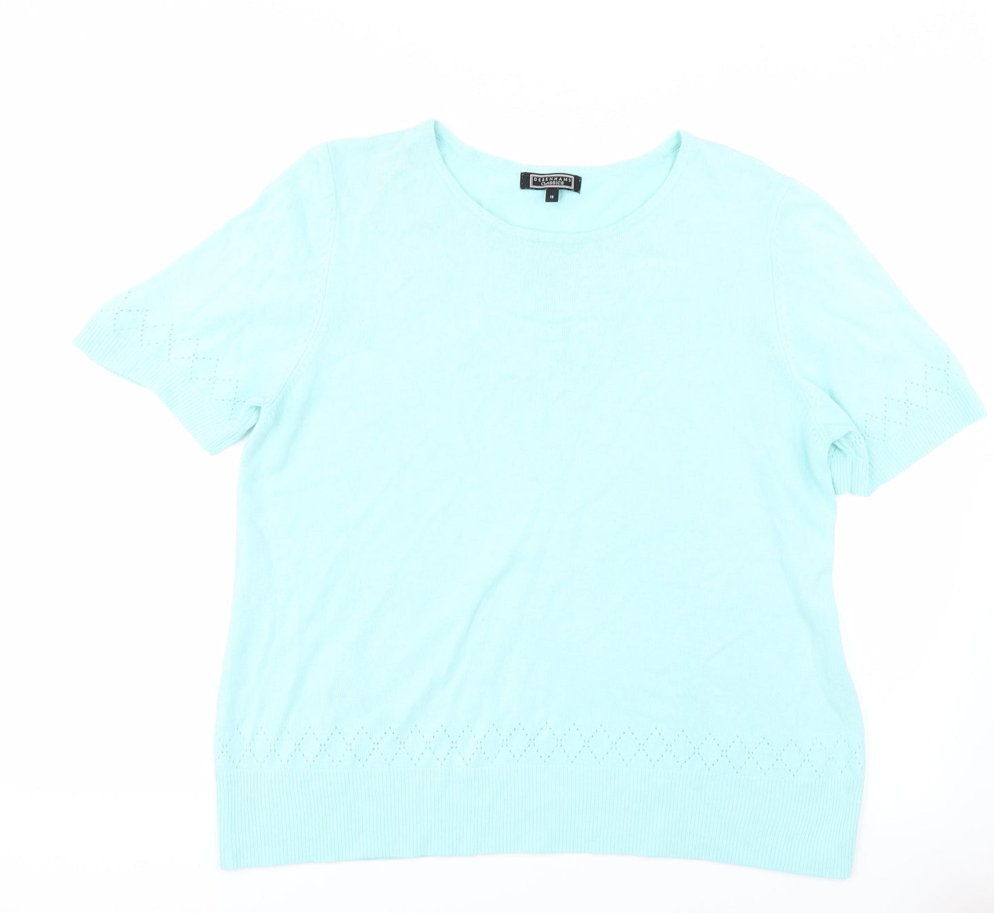 Debenhams Womens Green   Pullover Jumper Size 18
