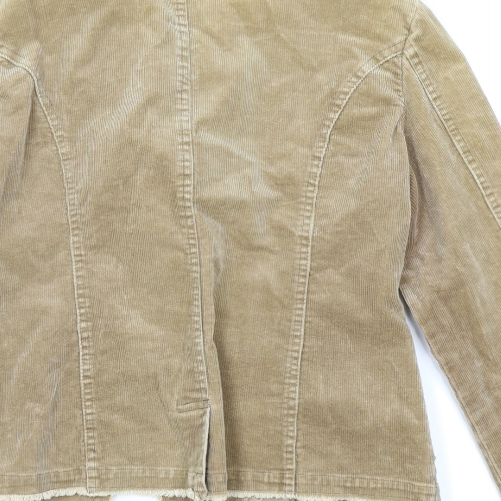 Select Womens Beige   Cardigan Jumper Size 14