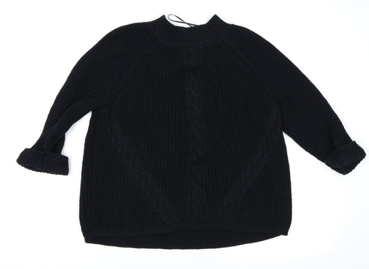 Asda George Womens Black   Pullover Jumper Size 14